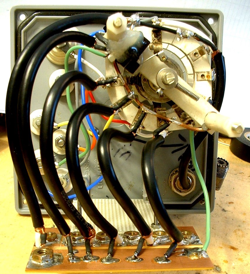 Stepper-motor controlled high voltage switch